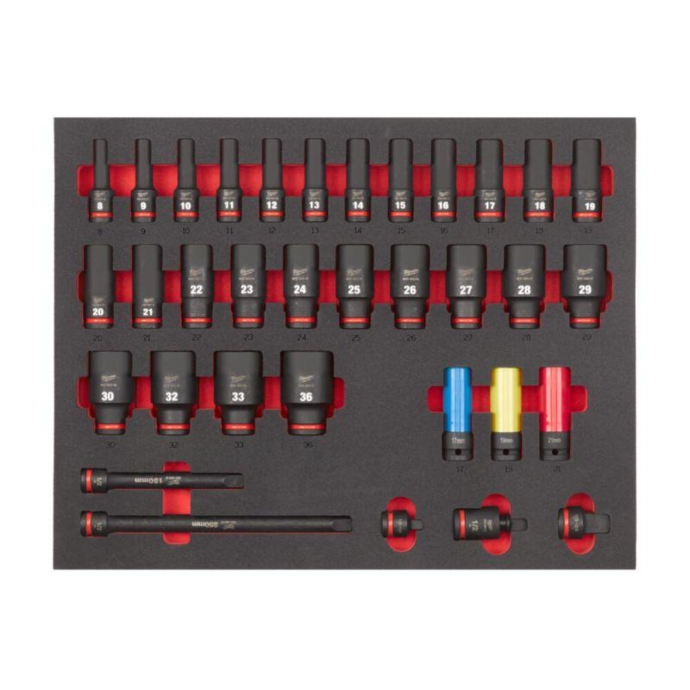 MODULES SERVANTE DOUILLES LONGUE 1/2 - MILWAUKEE - 4932493394