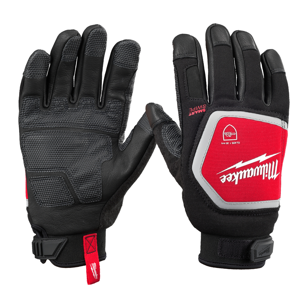 Gant tronçonneuse noir et rouge MILWAUKEE