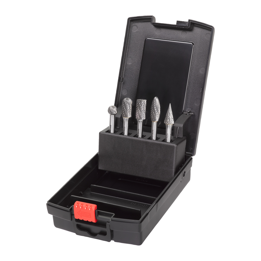 COFFRET FRAISE CARBURE 10MM (6 PCS) - Blister MILWAUKEE ACCESSOIRES - 4932493577