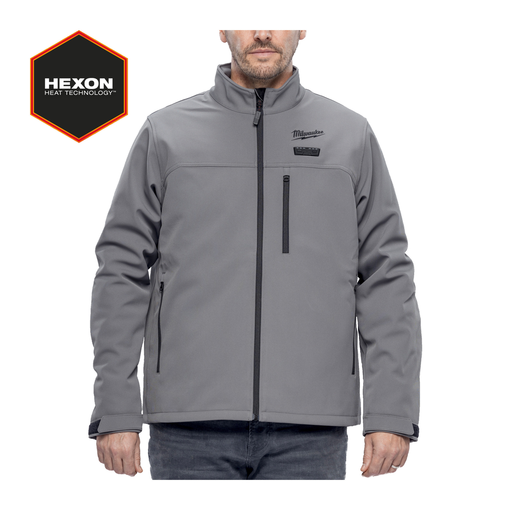 Blouson chauffant TOUGHSHELL MILWAUKEE M12 HJGREY6-0 noir