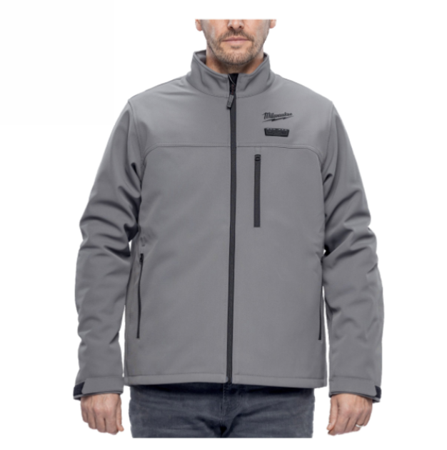Blouson chauffant métiers du batiment MILWAUKEE gris M12 HJGREY6-0