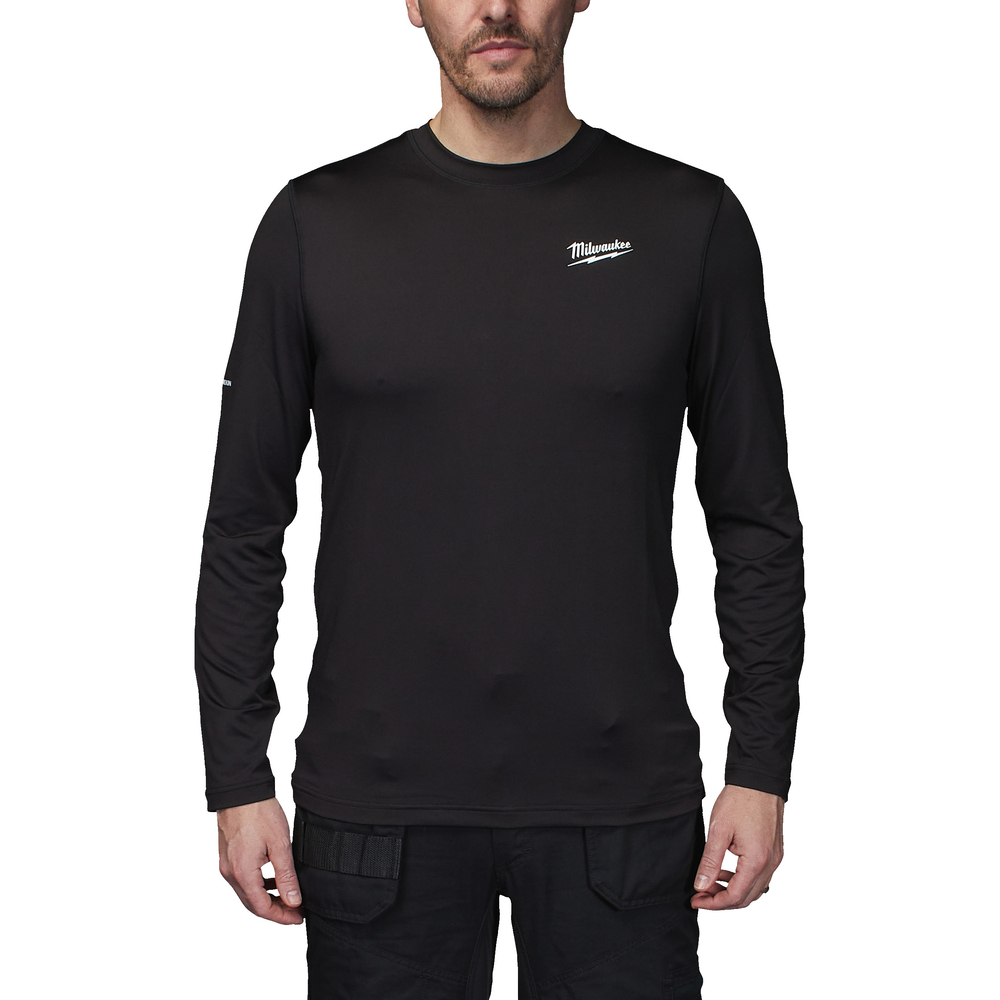 T-shirt thermique MILWAUKEE WORKSKIN manches longues noir