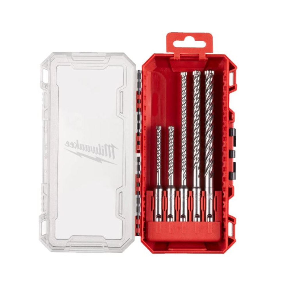 Coffret forets MX4 4 taillants SDS-PLUS MILWAUKEE lot de 5 - 4932498297