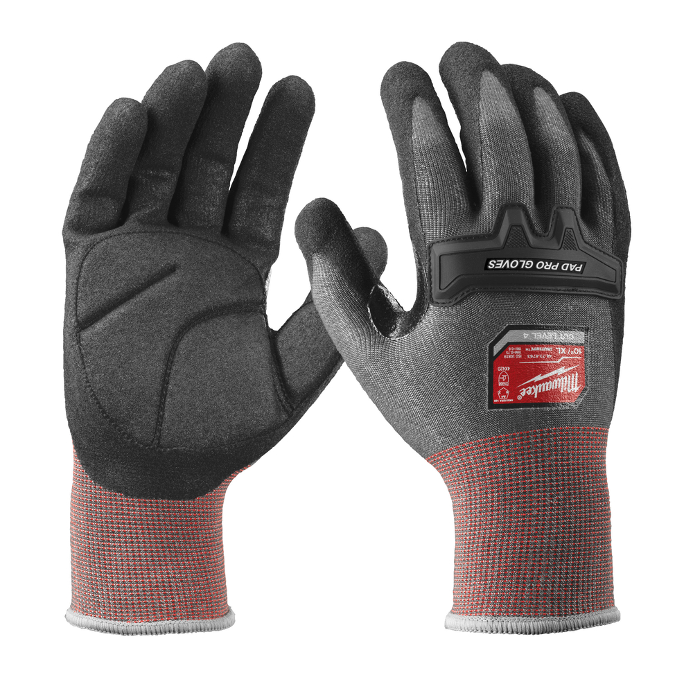 Gant pad pro anti-coupure D noir MILWAUKEE