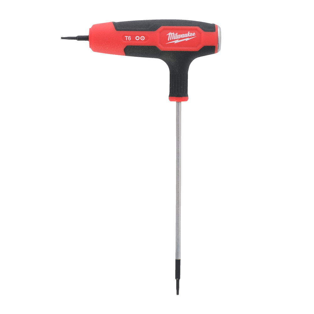 Clé male torx poignée en T avec capsule de frappe T6 MILWAUKEE - 4932498691