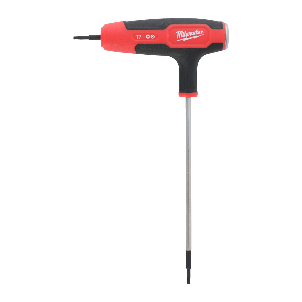 Clé male torx poignée en T avec capsule de frappe T7 MILWAUKEE - 4932498692