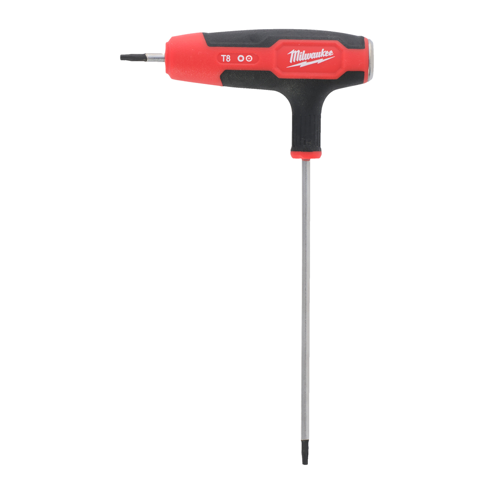 Clé male torx poignée en T avec capsule de frappe T8 MILWAUKEE - 4932498693