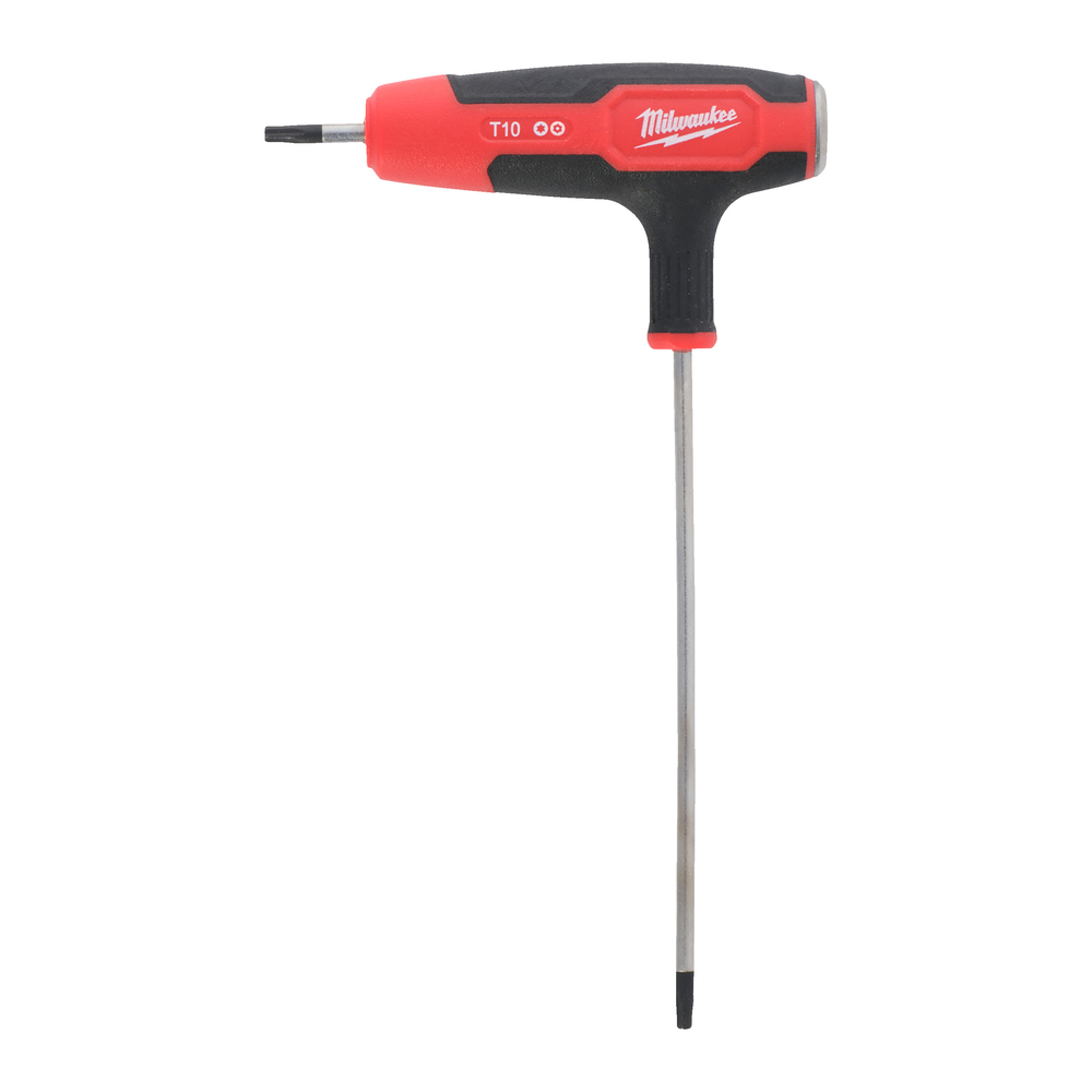 Clé male torx poignée en T avec capsule de frappe T10 MILWAUKEE - 4932498695