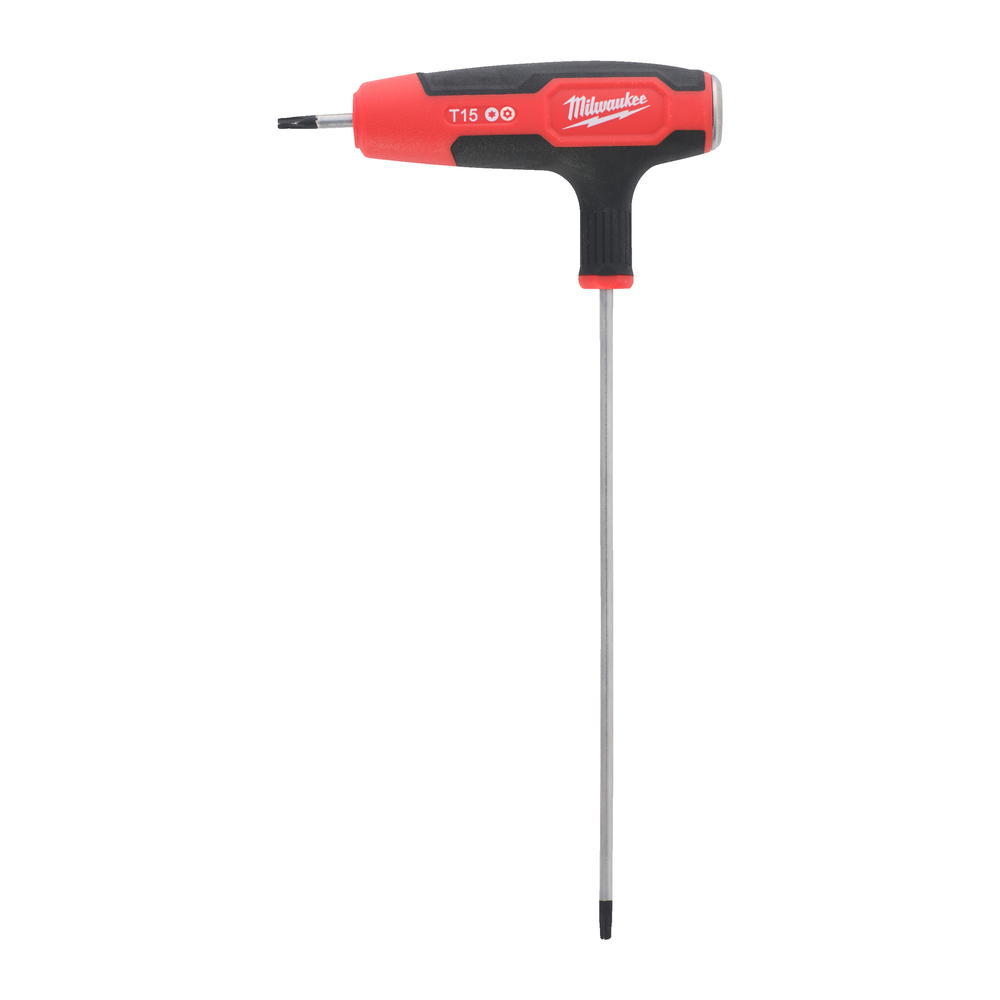 Clé male torx poignée en T avec capsule de frappe T15 MILWAUKEE - 4932498696