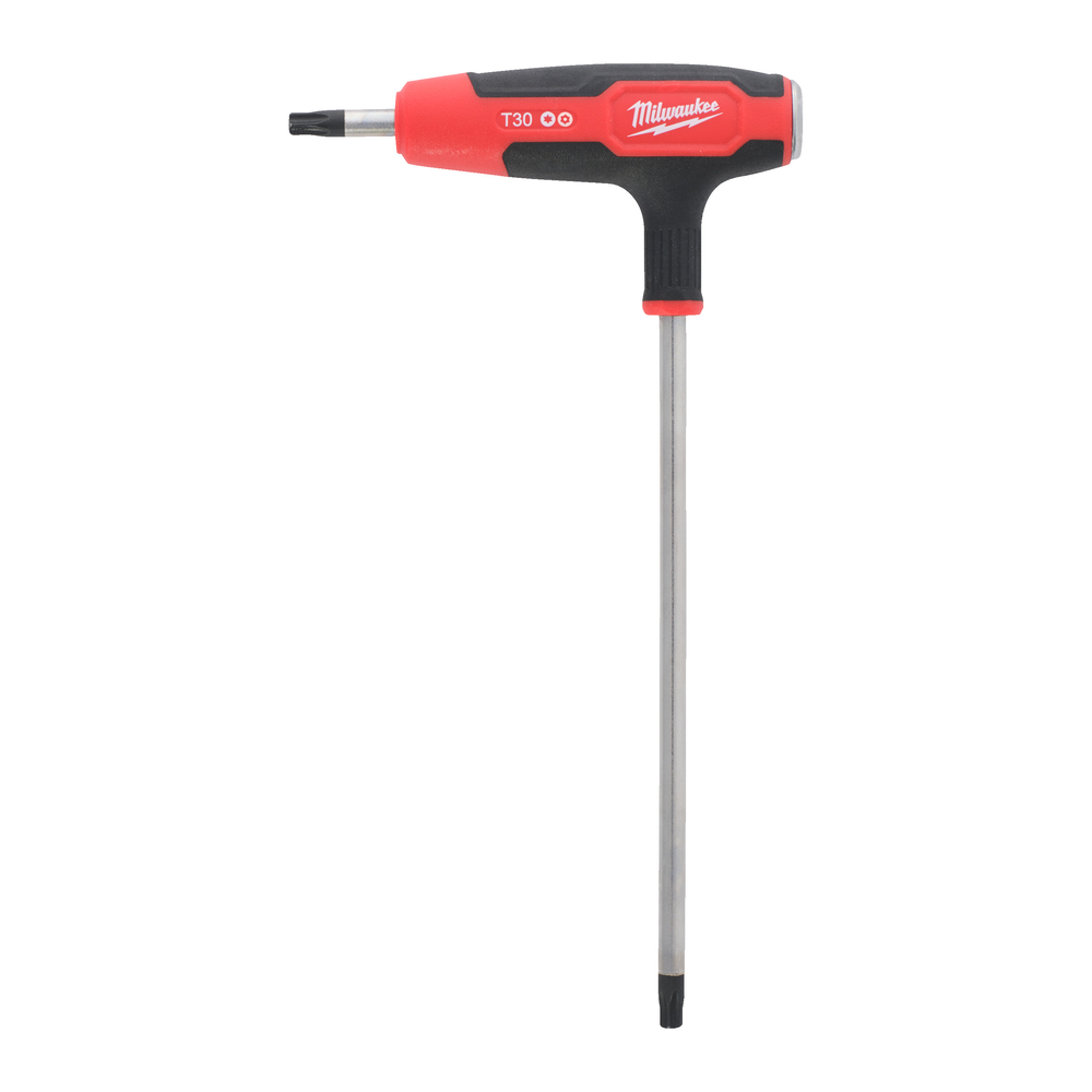 Clé male torx poignée en T avec capsule de frappe T30 MILWAUKEE - 4932498700
