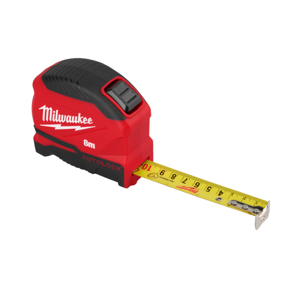 Mètre à ruban Autolock 8M (2ème GEN) MILWAUKEE - 4932498774