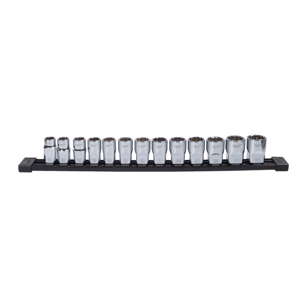 Set de douilles métrique 12 pans carre 1/2