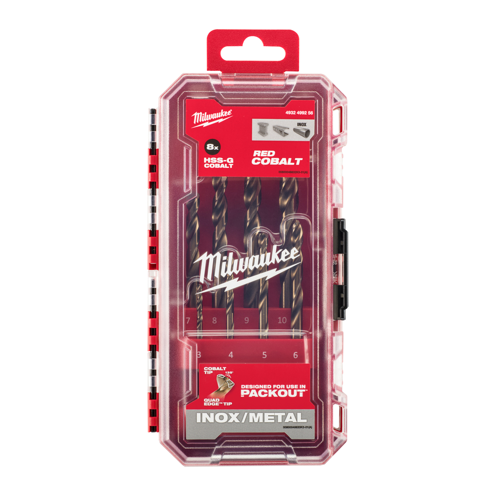 FORETS MÉTAUX HSSG COBALT DIN 338 - MILWAUKEE - 4932499256