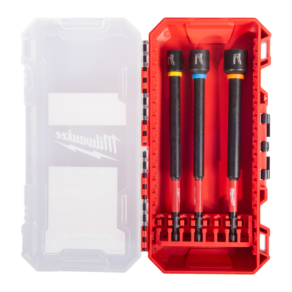 Set de 3 douilles magnetiques longues MILWAUKEE - 4932499426