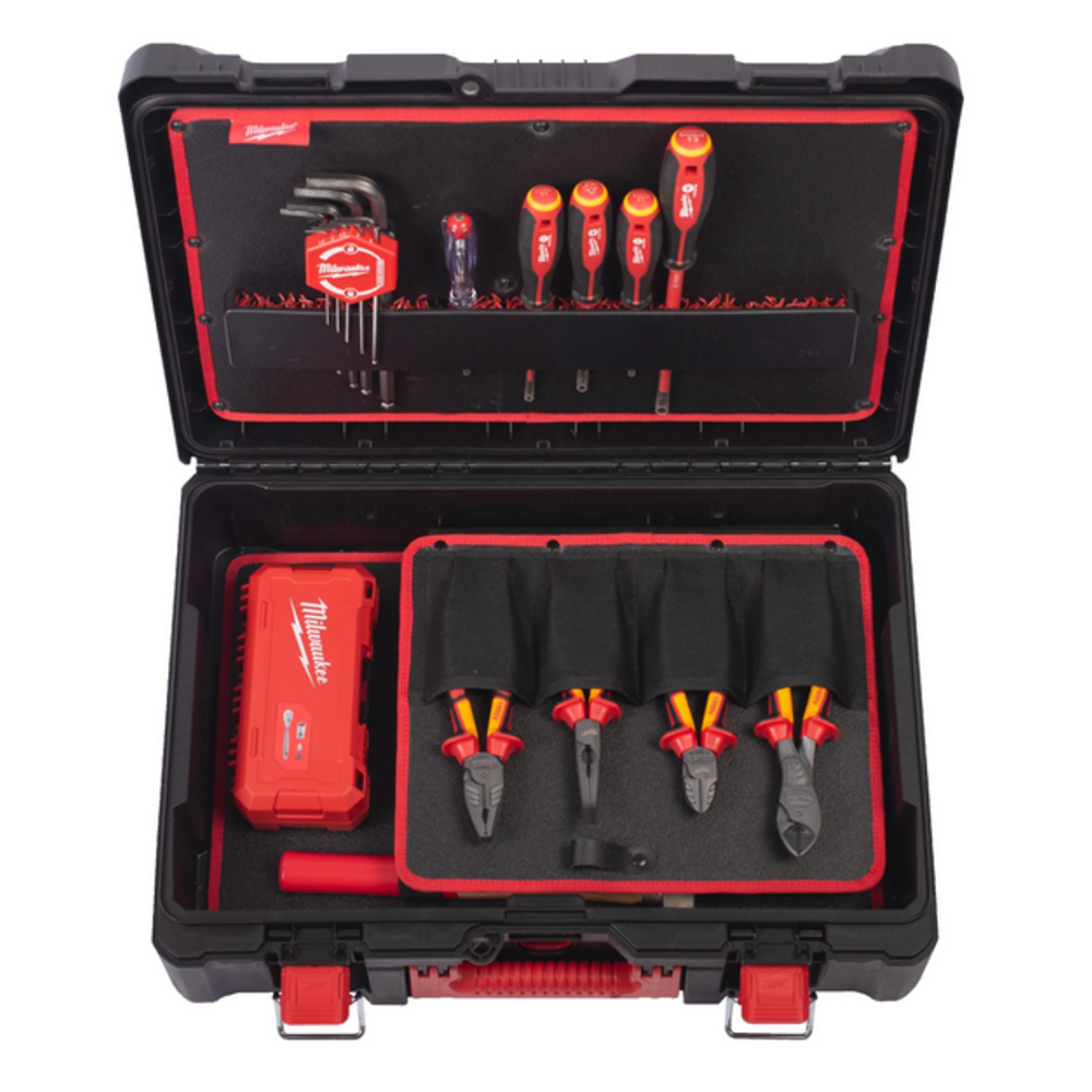 SET PACKOUT ELECTRICIEN 62 PIECES MILWAUKEE - 4932499466