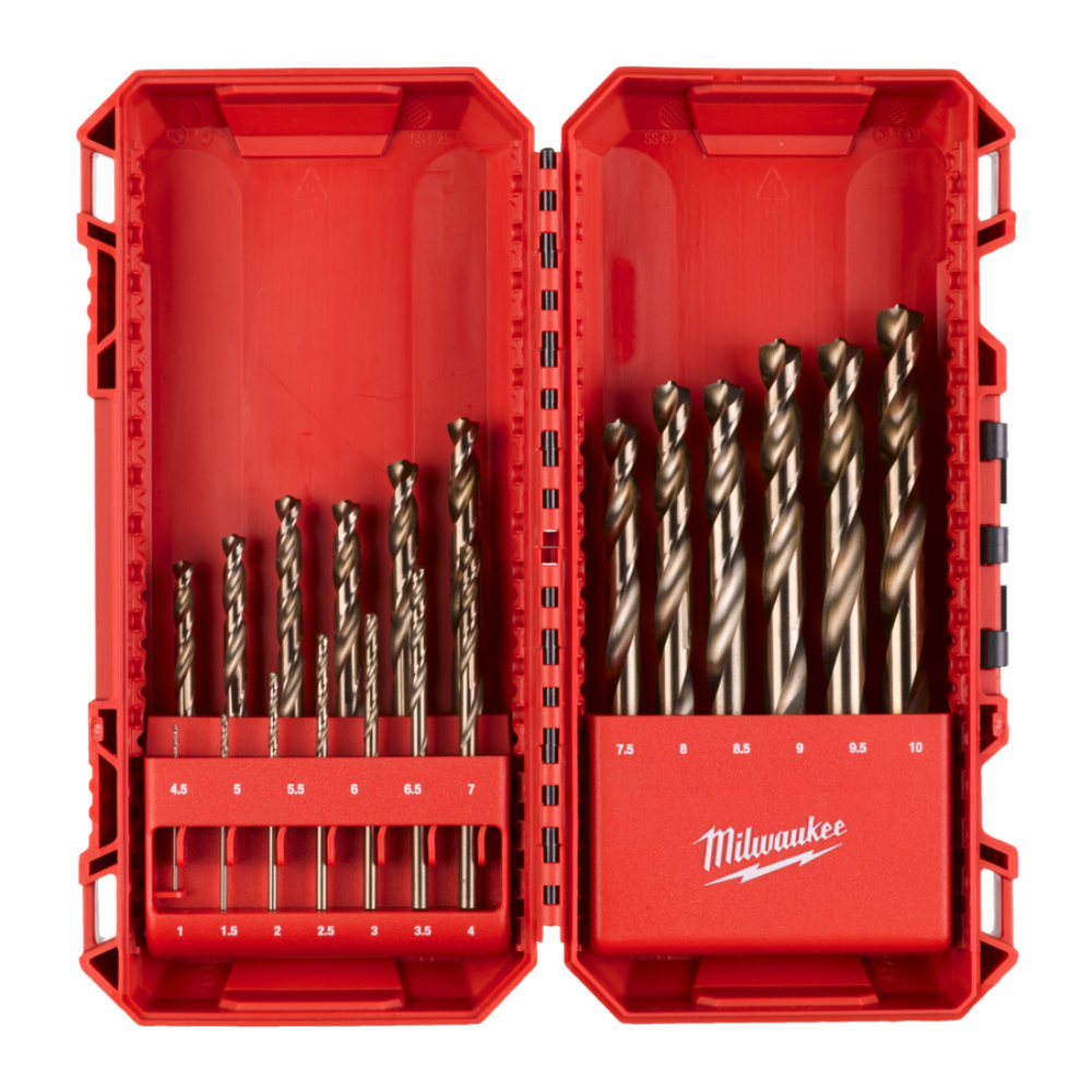 Set 19 forets métaux HSS Cobalt MILWAUKEE - 4932499764