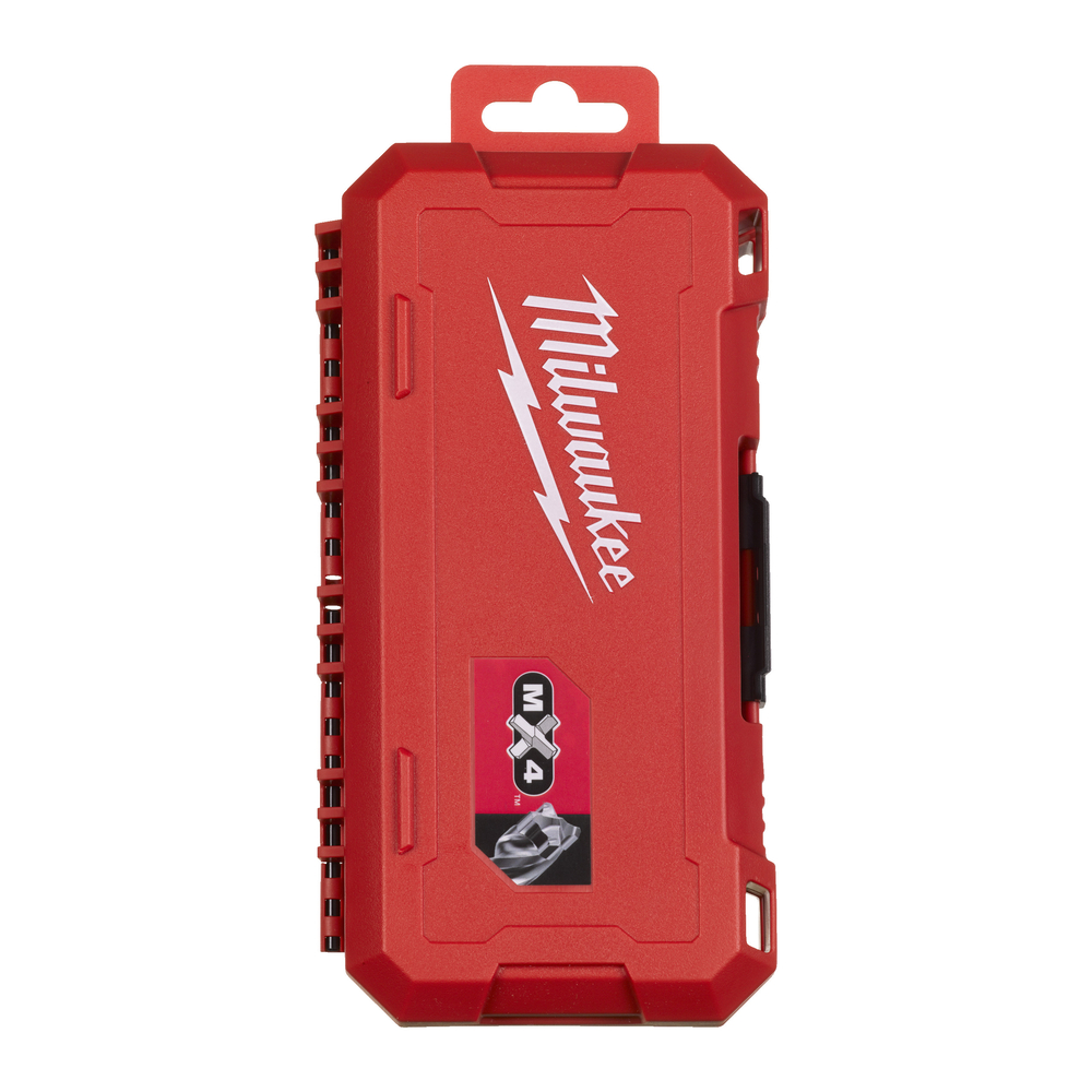 Set de 7 forêts SDS+ 4 taillants MX4 MILWAUKEE 5 / 6 x 115 mm, ⌀ 6 / 8 / 8 / 10 x 165 mm, ⌀ 12 x 165 mm - 4932500060