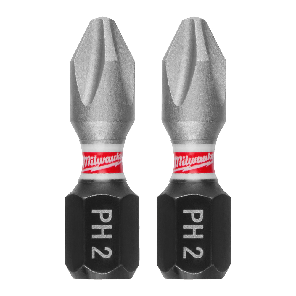 Embout PH2 shockwave 25 mm Lot de 3 MILWAUKEE - 4932500353