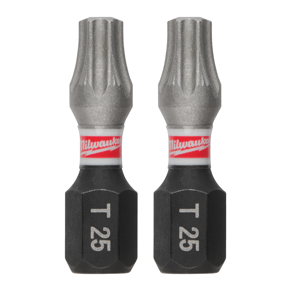 Embout TX25 shockwave 25 mm Lot de 3 MILWAUKEE - 4932500364