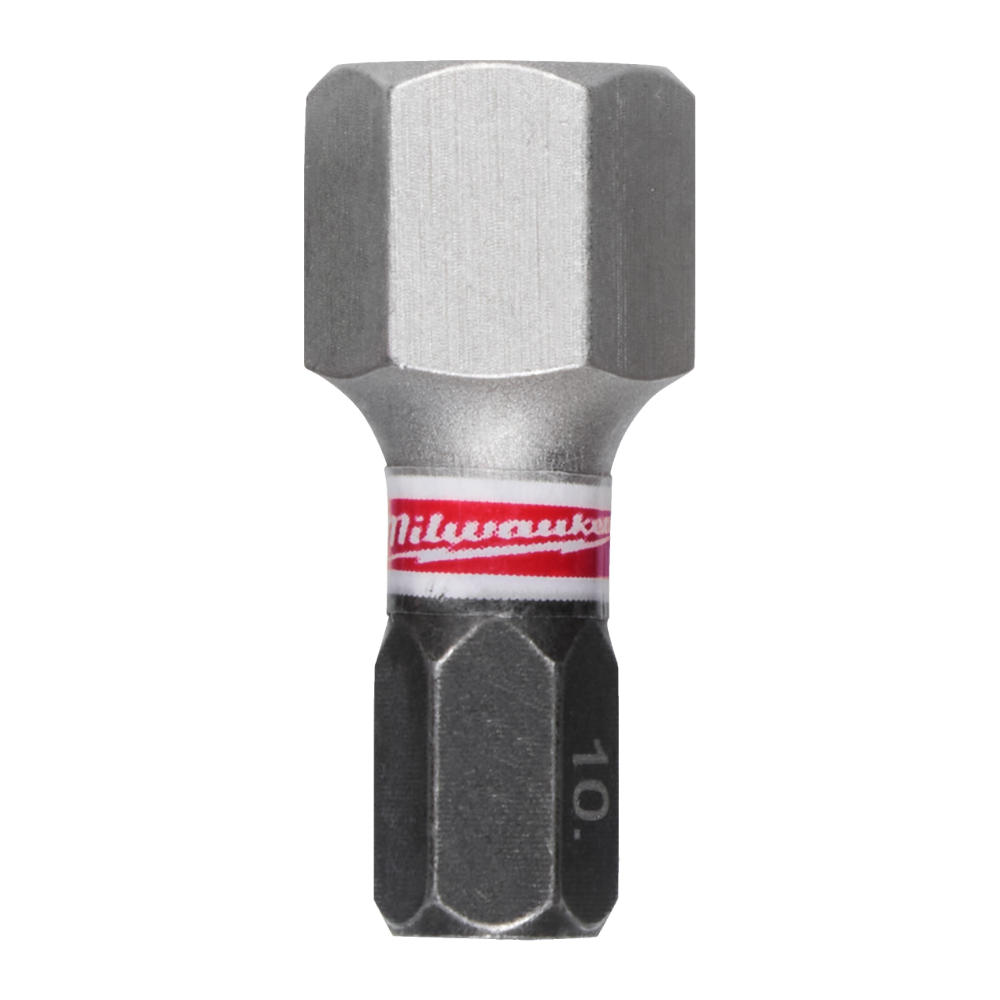 Embout hexagonal 10 shockwave 25 mm Lot de 3 MILWAUKEE - 4932500384