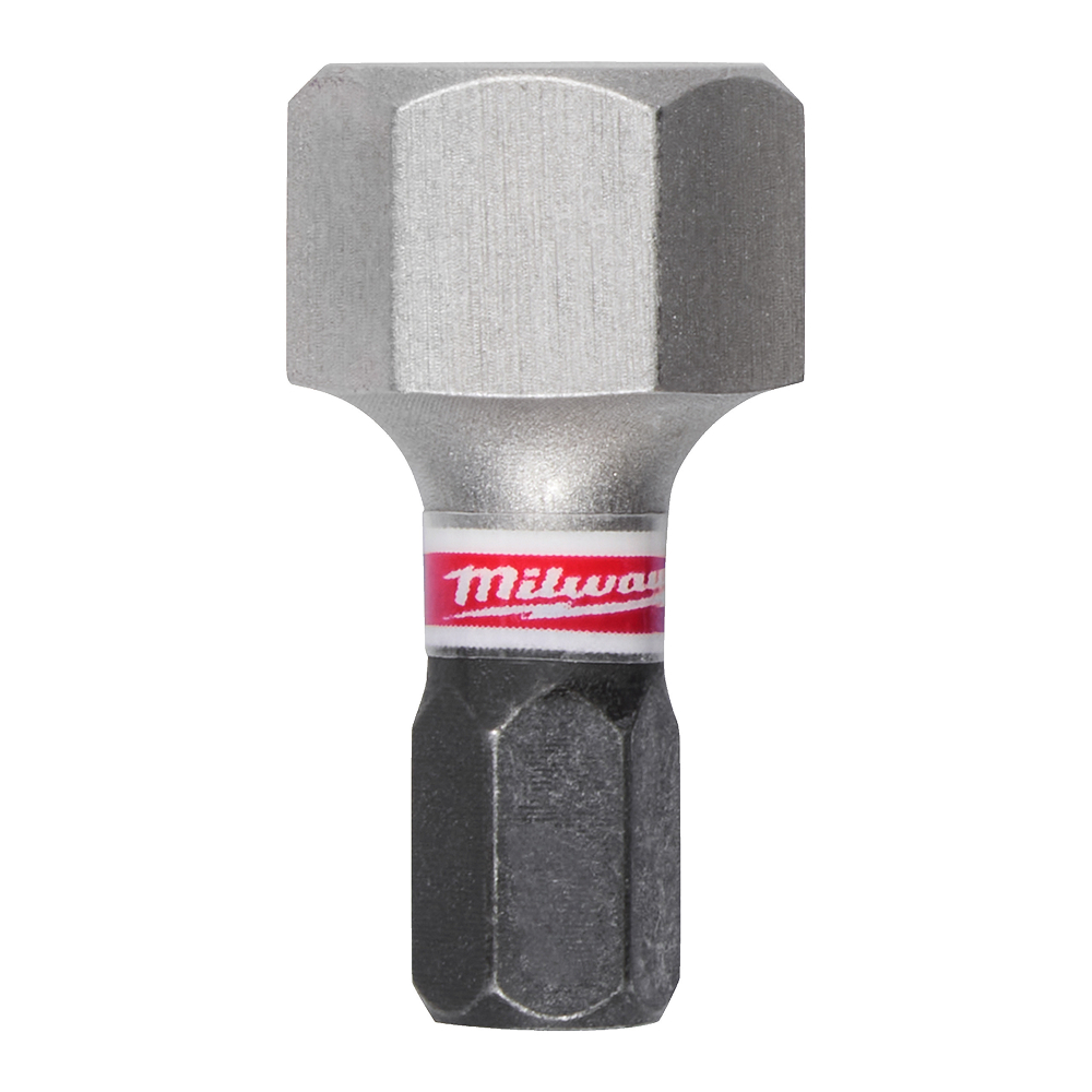 Embout hexagonal 12 shockwave 25 mm Lot de 3 MILWAUKEE - 4932500385