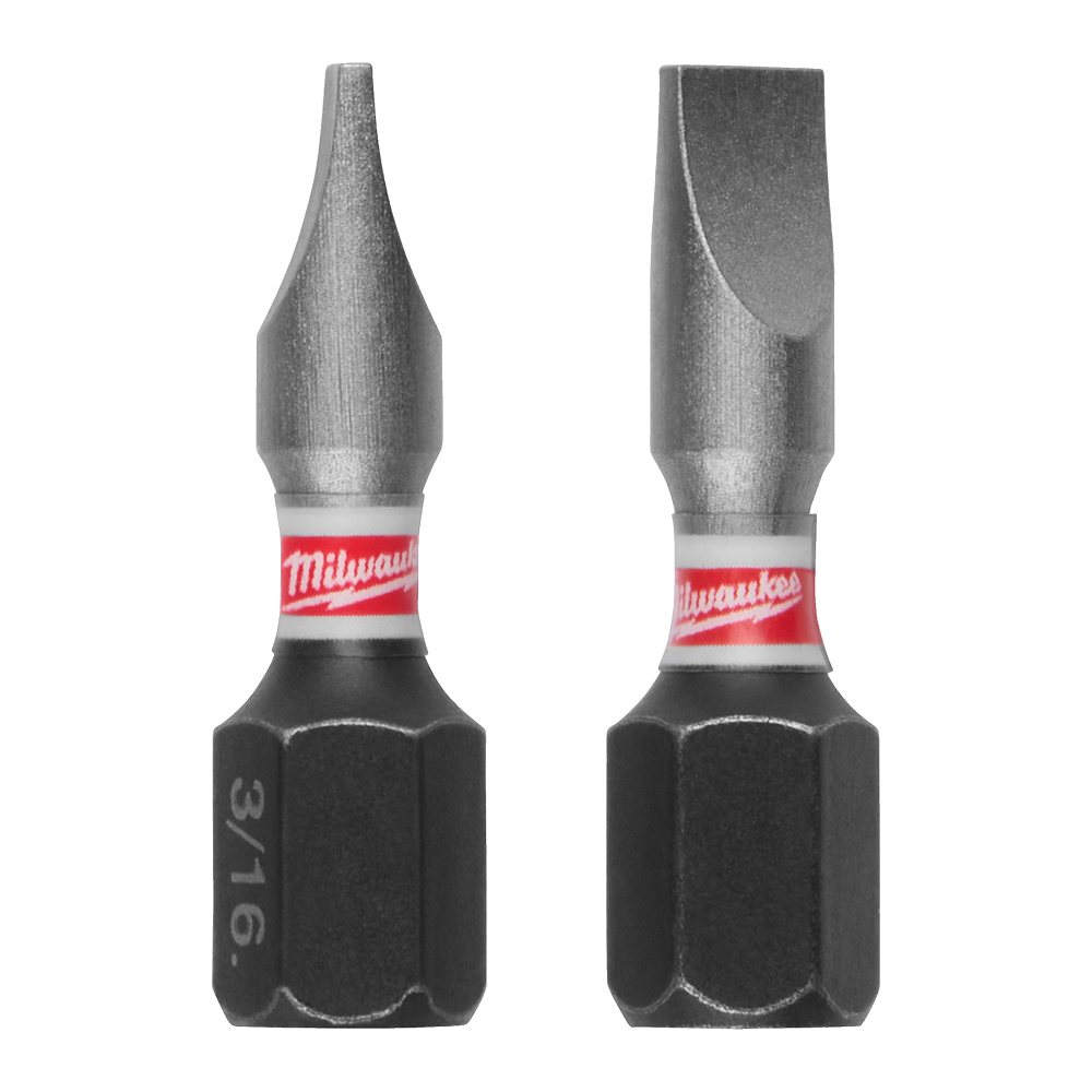 Embout SL1.2x6.5 shockwave 25 mm Lot de 3 MILWAUKEE - 4932500388