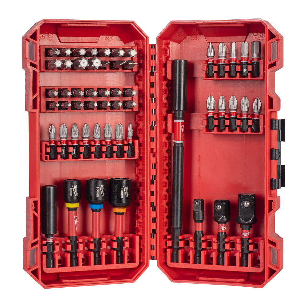 Coffret de 54 pièces embouts shockwave MILWAUKEE - 4932500389