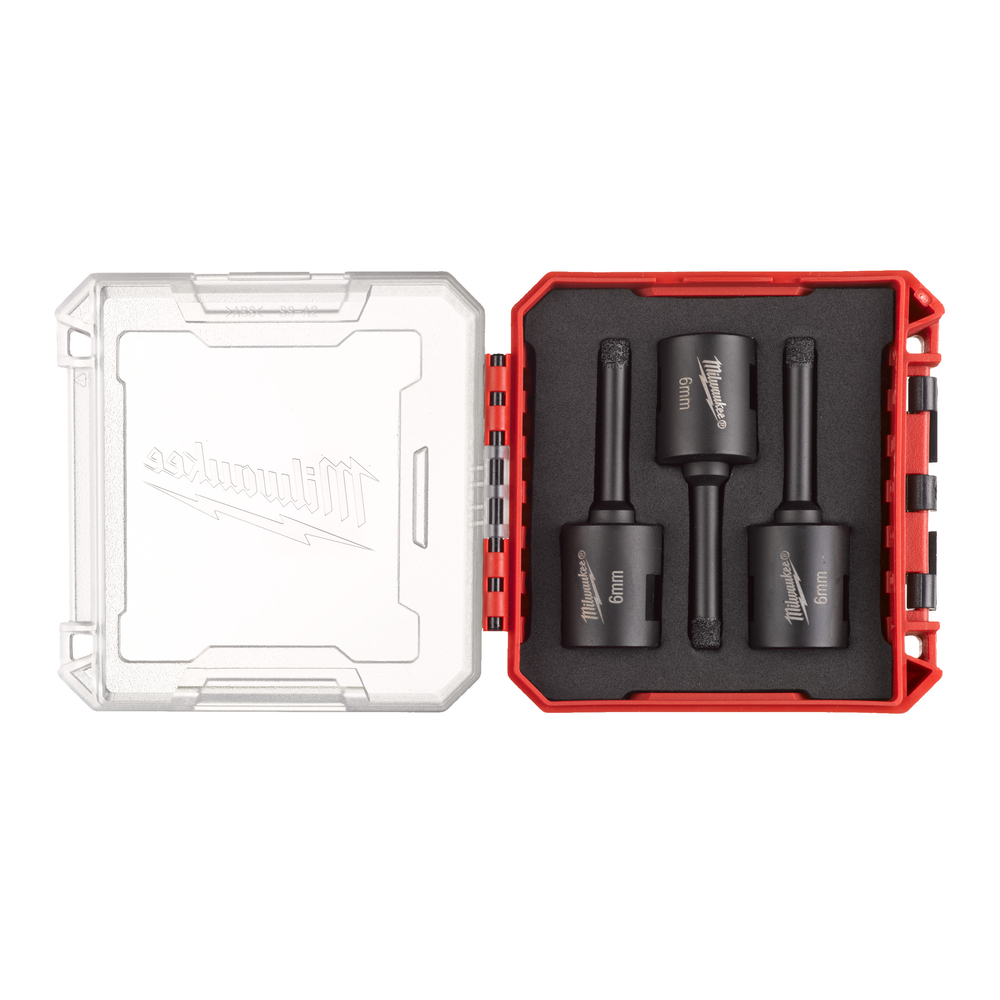 Foret diamant m14 set ø6 Lot de 3 MILWAUKEE - 4932500545