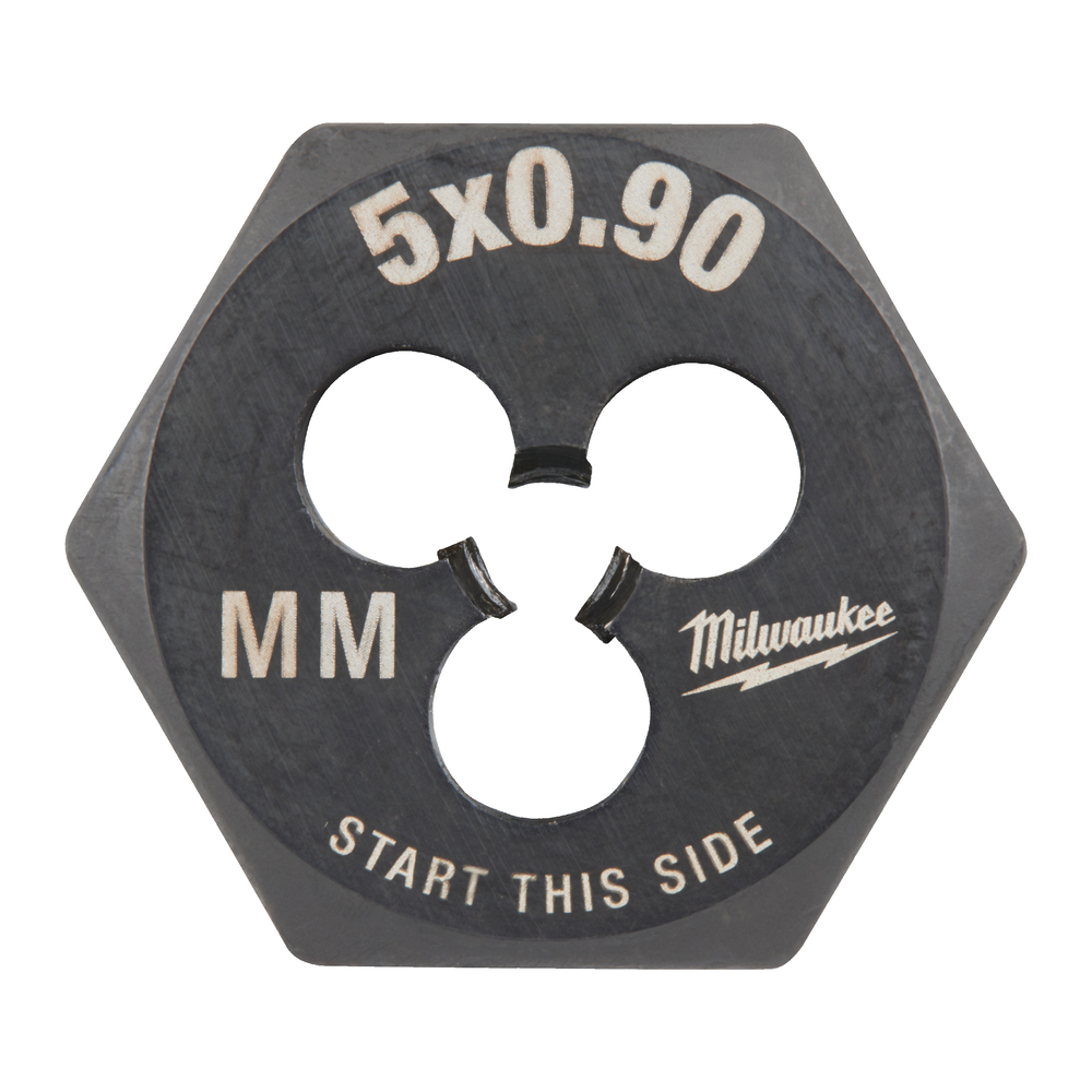 Filière de filetage hexagonale métrique M5-0.90 MILWAUKEE - 4932500612