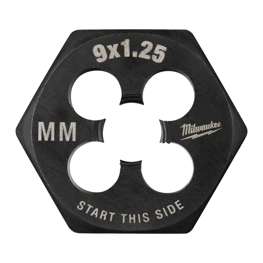 Filière de filetage hexagonale métrique M9-1.25 MILWAUKEE - 4932500618