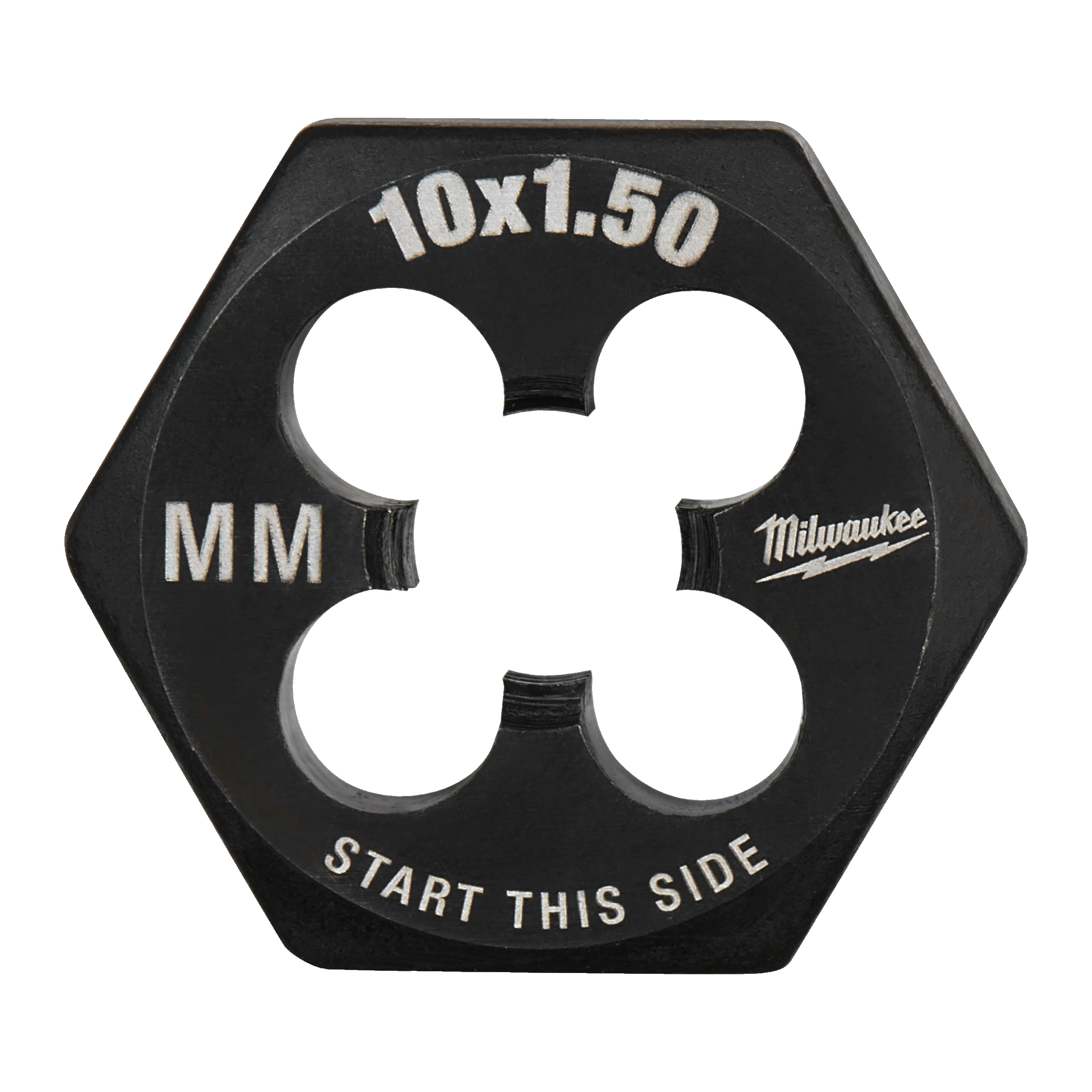 Filière de filetage hexagonale métrique M10-1.50 MILWAUKEE - 4932500620