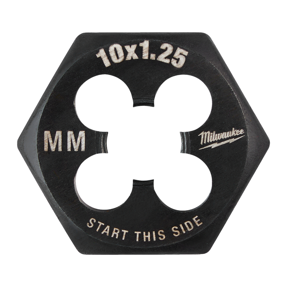 Filière de filetage hexagonale métrique M10-1.25 MILWAUKEE - 4932500621