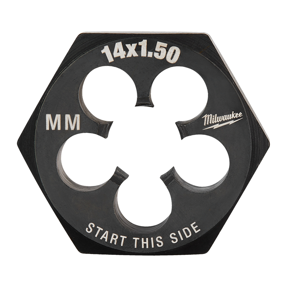 Filière de filetage hexagonale métrique M14-1.50 MILWAUKEE - 4932500627