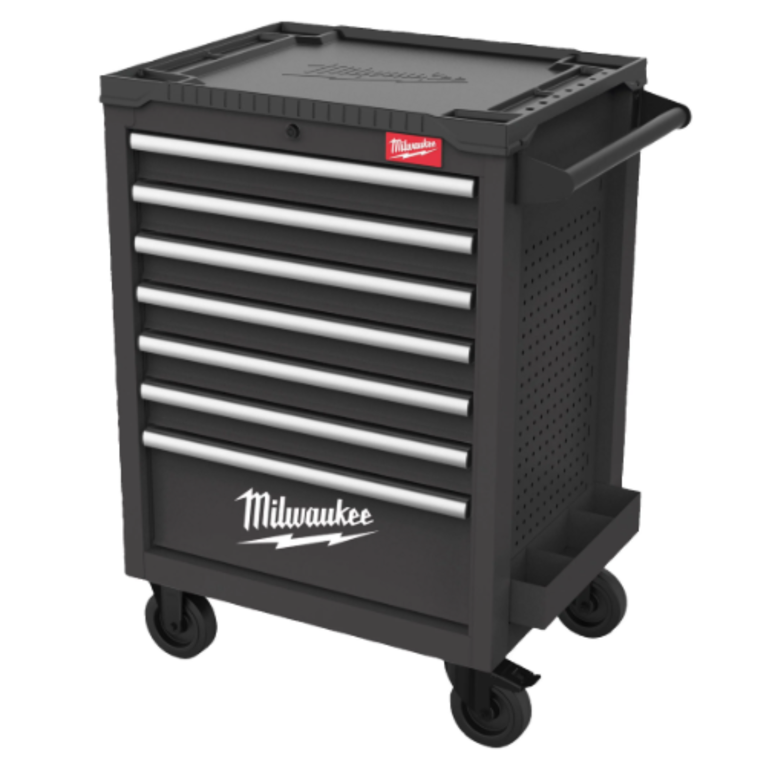 Servante atelier MILWAUKEE 69cm grise 7 tiroirs TOOLGUARD sans outils 4932500740