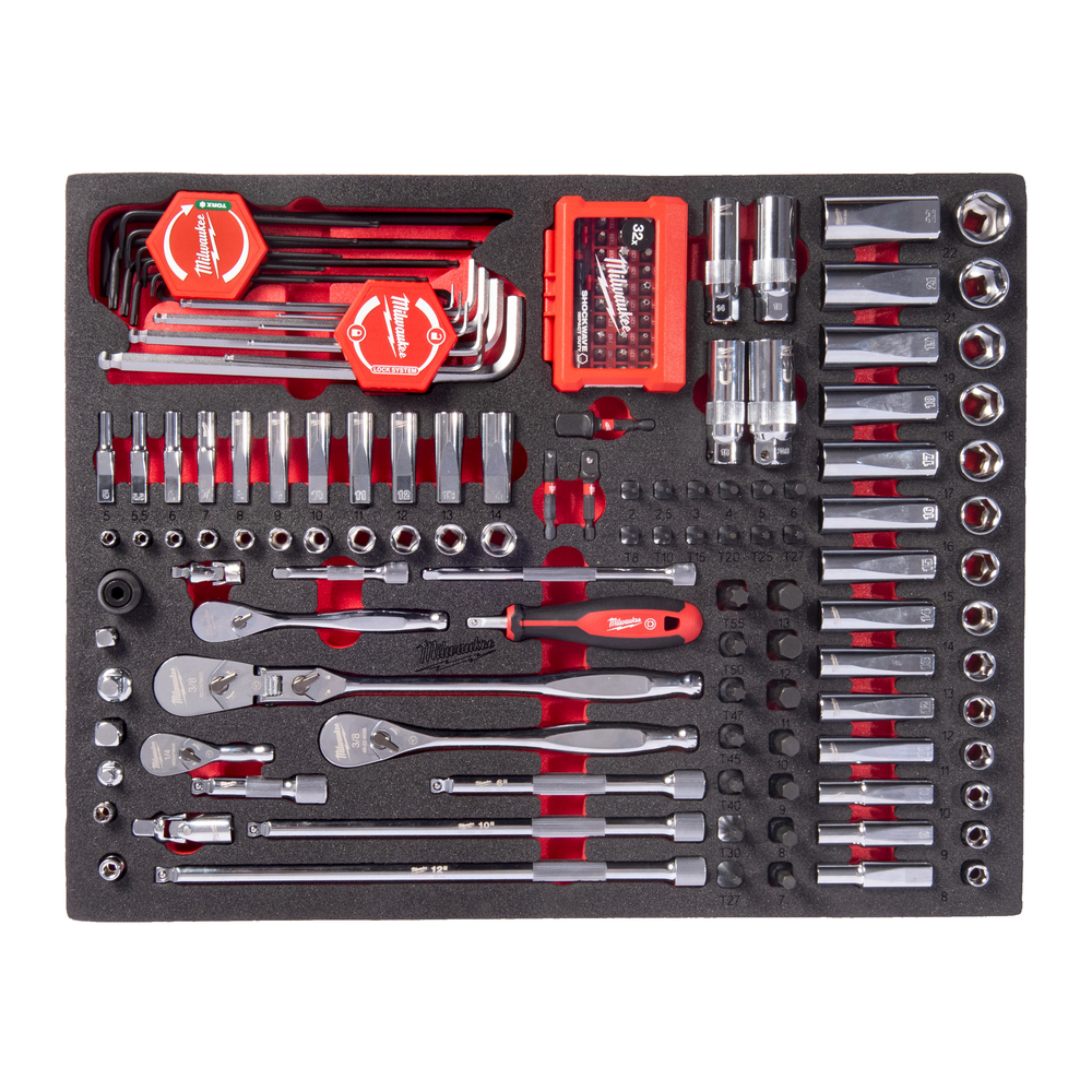 Module mousse pour set de douilles et cliquets 1/4