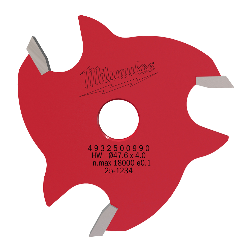 Fraise disque pour rainures latérales Q8 4 mm MILWAUKEE - 4932500990