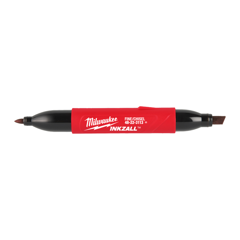 Marqueur double pointe biseautée fine Inkzall MILWAUKEE - 4932501155