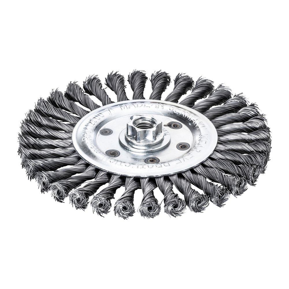 Brosse circulaire sur tige acier torsade M14 115x14 0,5 MILWAUKEE - 4932501738