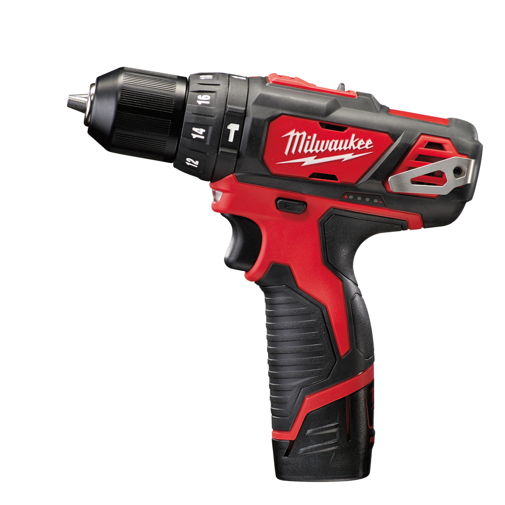 Perceuse à percussion MILWAUKEE M12 BPD-202C 12 V 2 Ah 38 Nm - 4933441940
