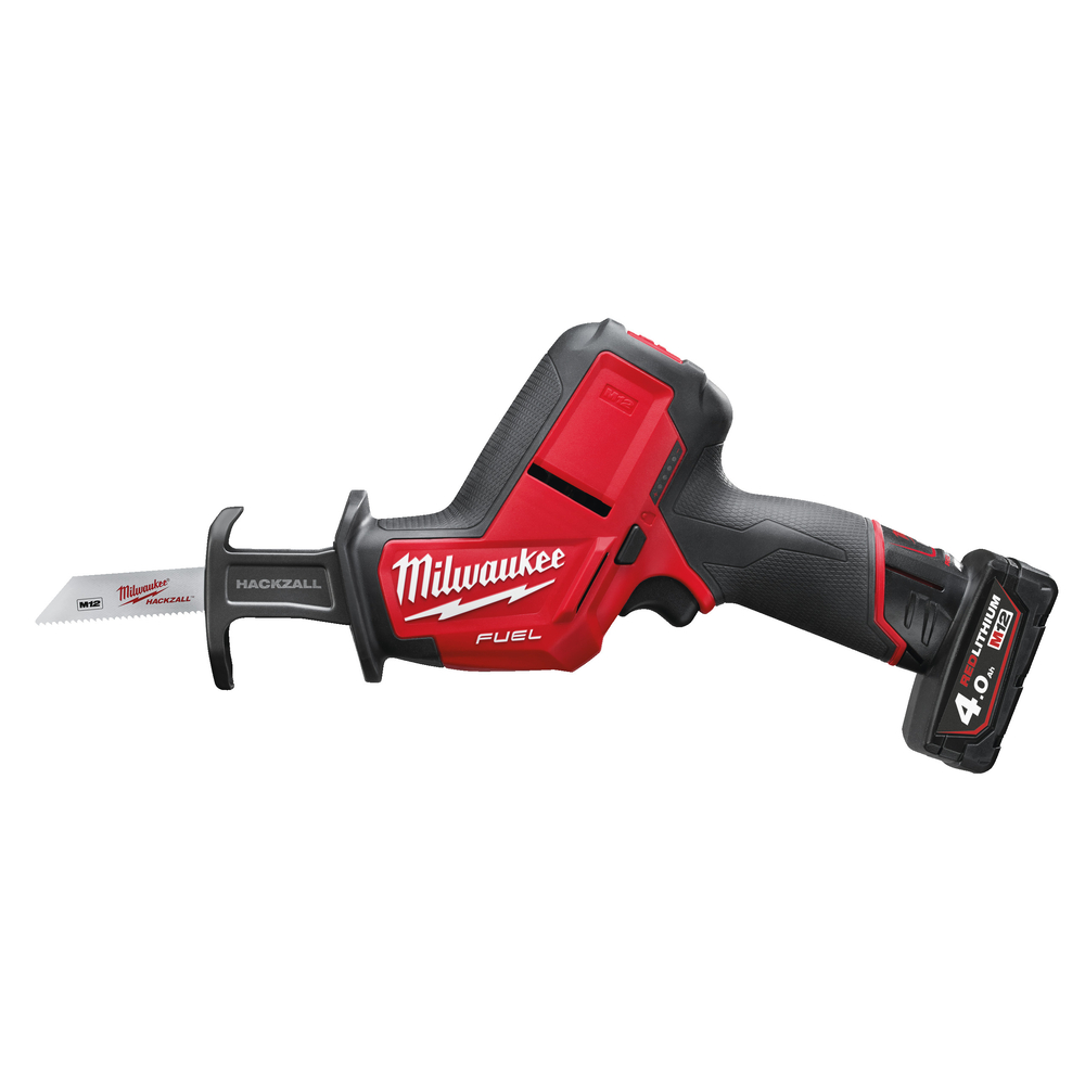 Scie Sabre MILWAUKEE M12 CHZ-402C compacte FUEL 12V 4,0 Ah avec 2 batteries - 4933446950