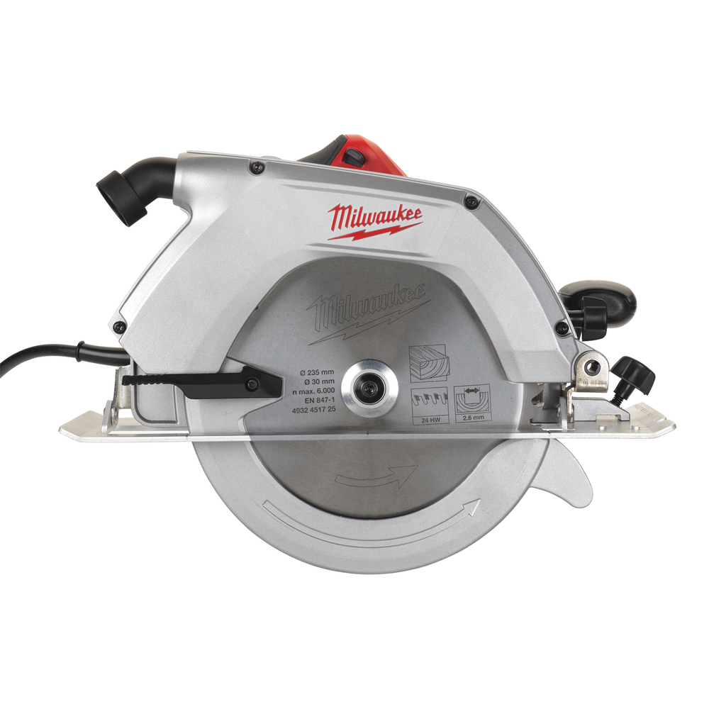 Scie circulaire MILWAUKEE 235 mm 2200W 85 MM de coupe - 4933451117