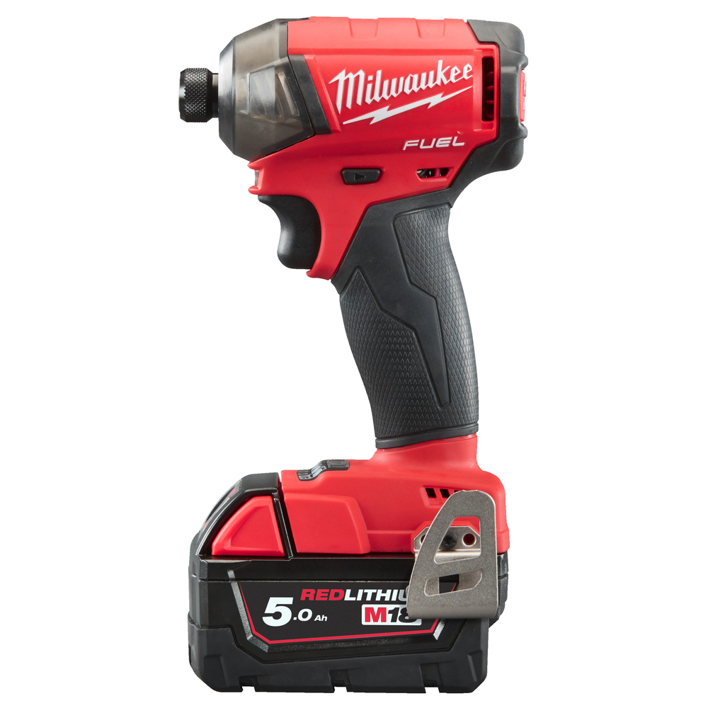 Visseuse à Chocs MILWAUKEE SILENCIEUSE FUEL compacte Hex 1/4 FUEL 18V 5,0Ah 4 Modes M18 FQID-502X - 4933451790