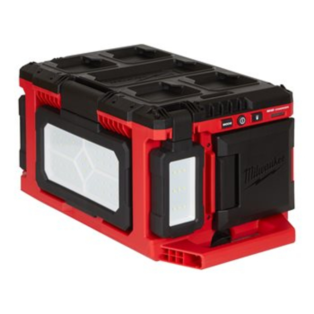 ECLAIRAGE DE ZONE 3000 LUMENS MILWAUKEE M18 POALC-0 CHARGEUR PACKOUT - 4933478120