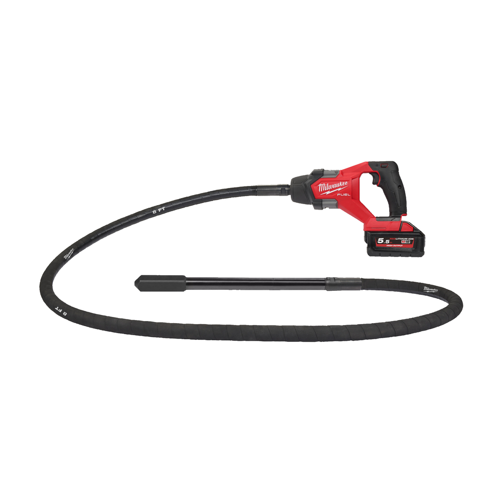 Aiguille vibrante MILWAUKEE M18 FCV N24-551, 18V, arbre flexible 2.4m - 4933479600