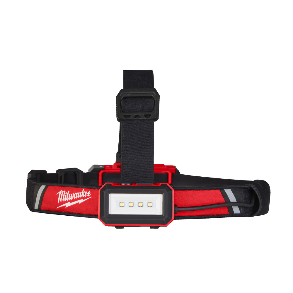 Lampe frontale Milwaukee pour casque de chantier L4 HLRP-301 avec batterie - 4933479767