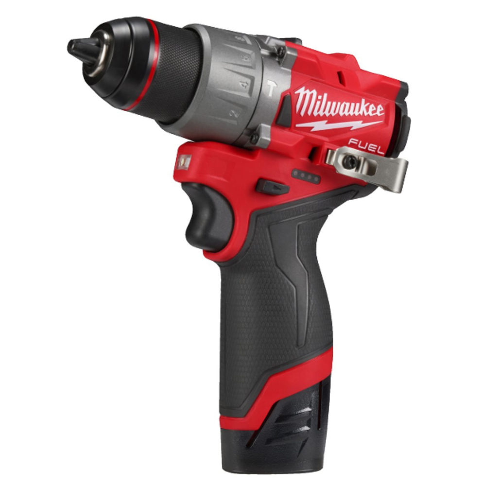 Perceuse à percussion MILWAUKEE FUEL 13mm, 12V, 2,0 Ah, 40 Nm 4933479868