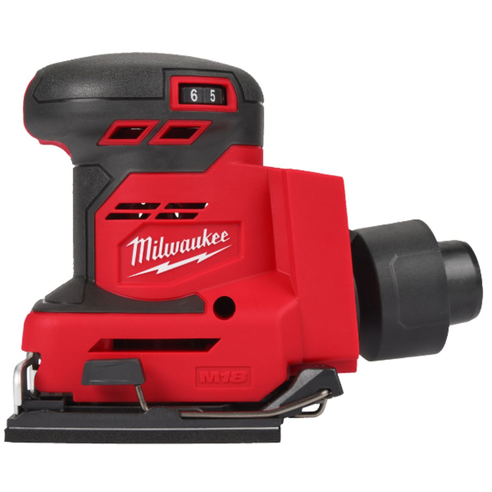 Ponceuse vibrante 1/4 feuille, 18V, sans batterie, sans batterie, ni chargeur MILWAUKEE - 4933479966