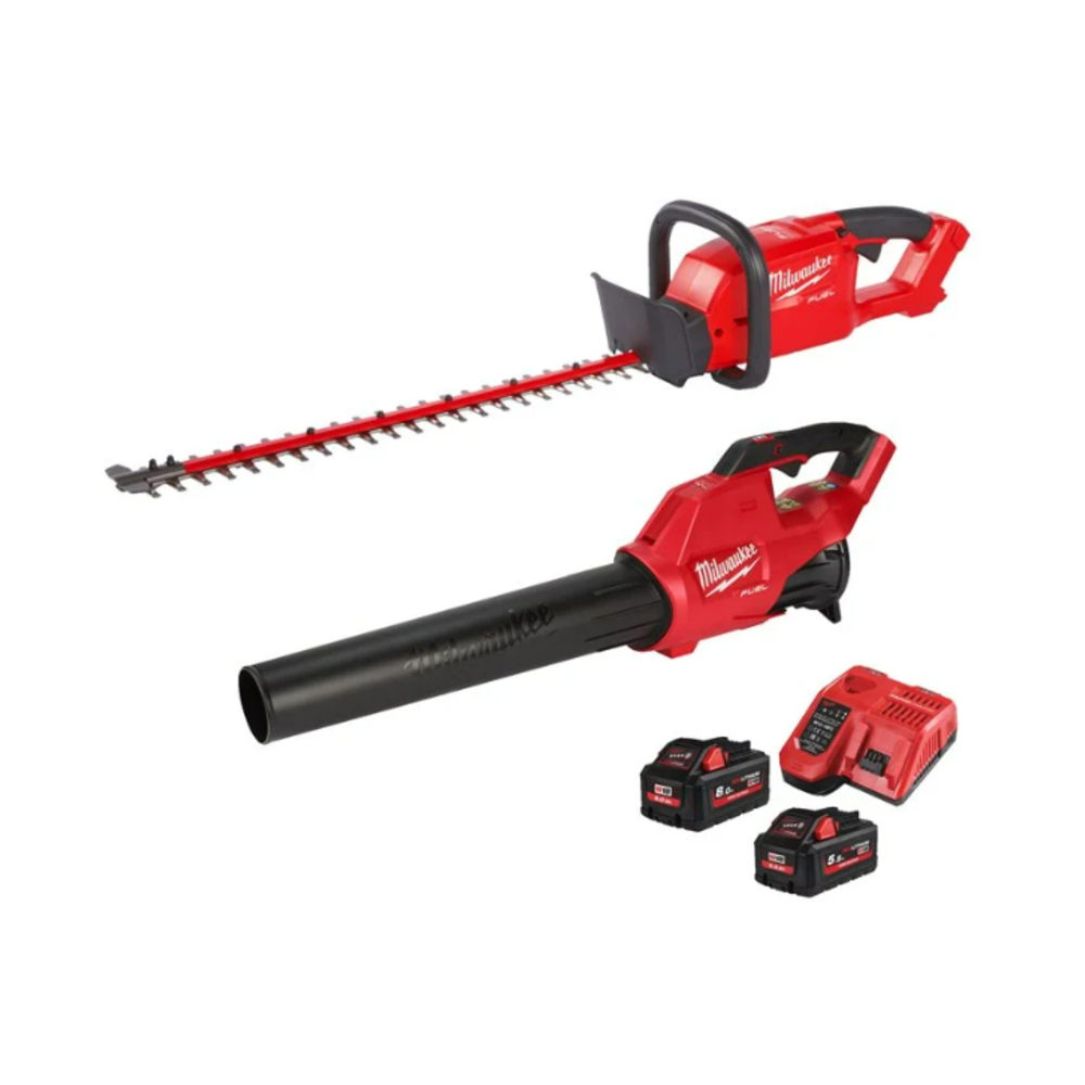 PACK MILWAUKEE 2 MACHINES JARDIN TAILLE HAIE + SOUFFLEUR M18 FPP2OP4-852 4933492819