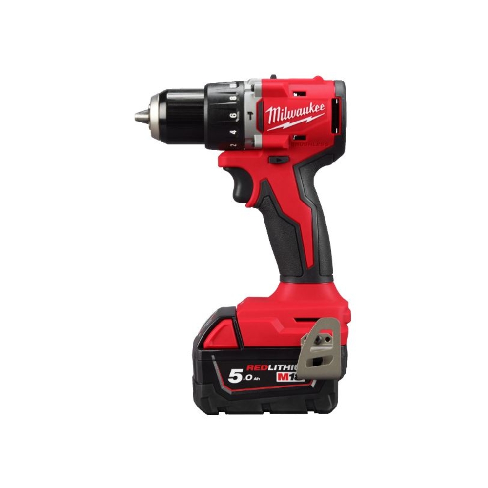 PERCEUSE PERCUSSION 18 VOLTS 5AH BRUSHLESS 60NM - M18 BLPDRC-502C AVEC BATTERIES MILWAUKEE - 4933492826