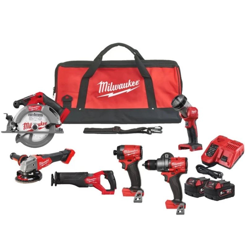 POWERPACK MILWAUKEE 6 OUTILS 18 V FUEL M18 FPP6G3-502B 4933498658